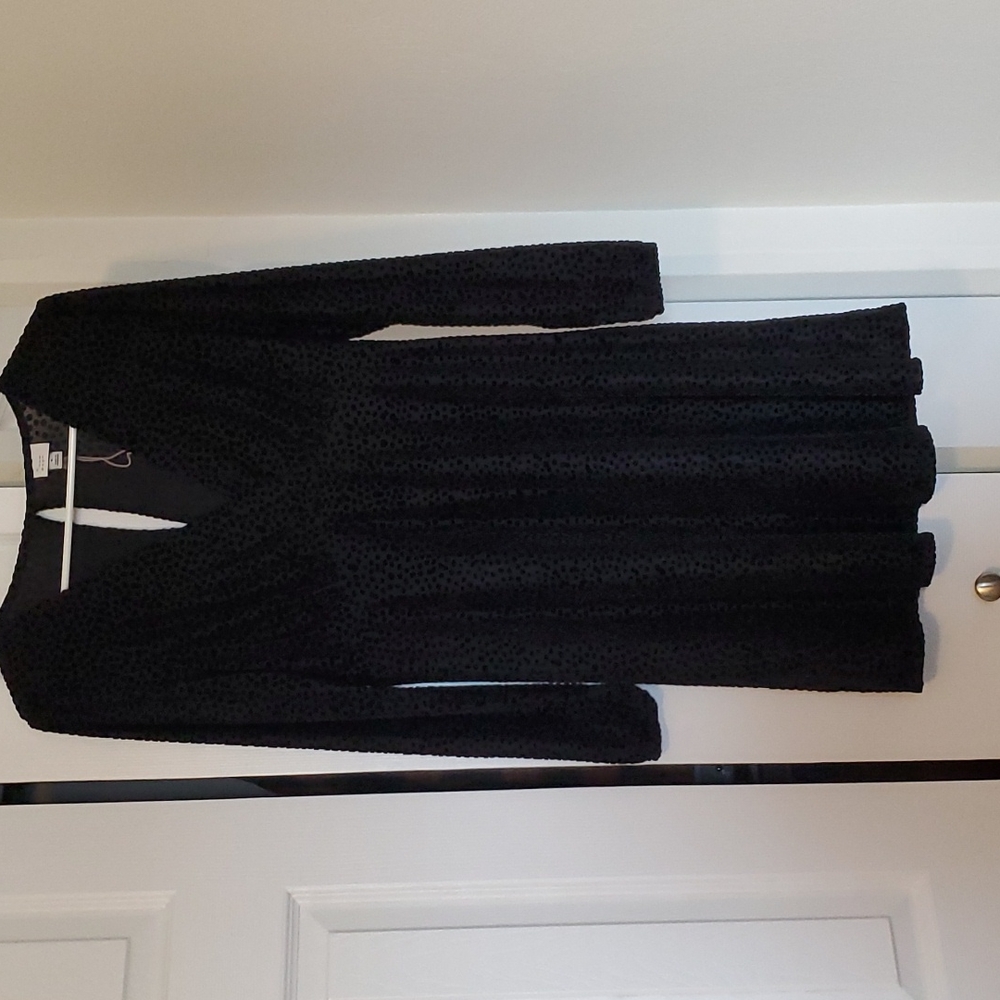 A New Day black leopard dress small